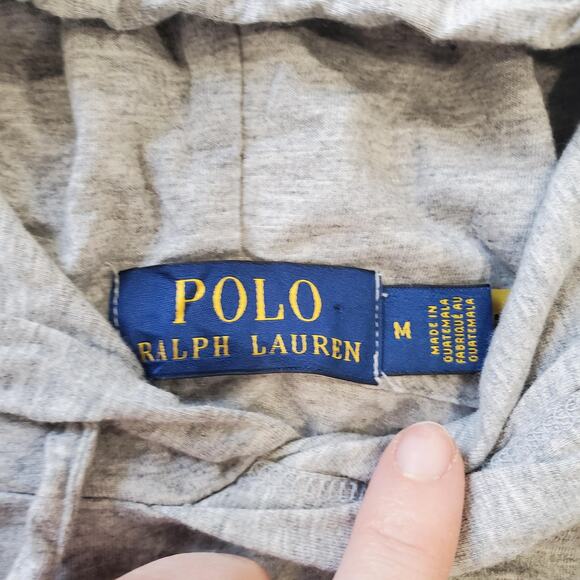 Polo Ralph Lauren Polo Bear Hoodie Tee Mens Medium Graphic Long Sleeve Pullover - Picture 4 of 8